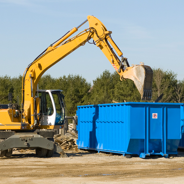 is there a minimum or maximum amount of waste i can put in a residential dumpster in Pinebluff NC